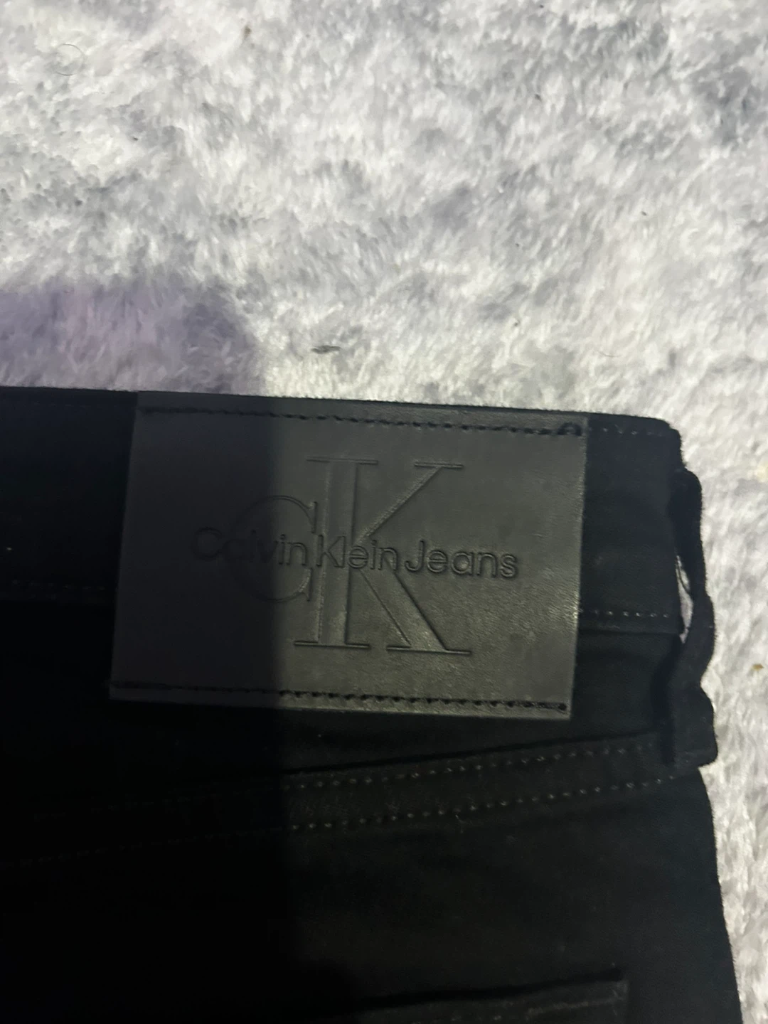 Calvin Klein Jeans Slim Fit Black Pants W33L34 - photo 4