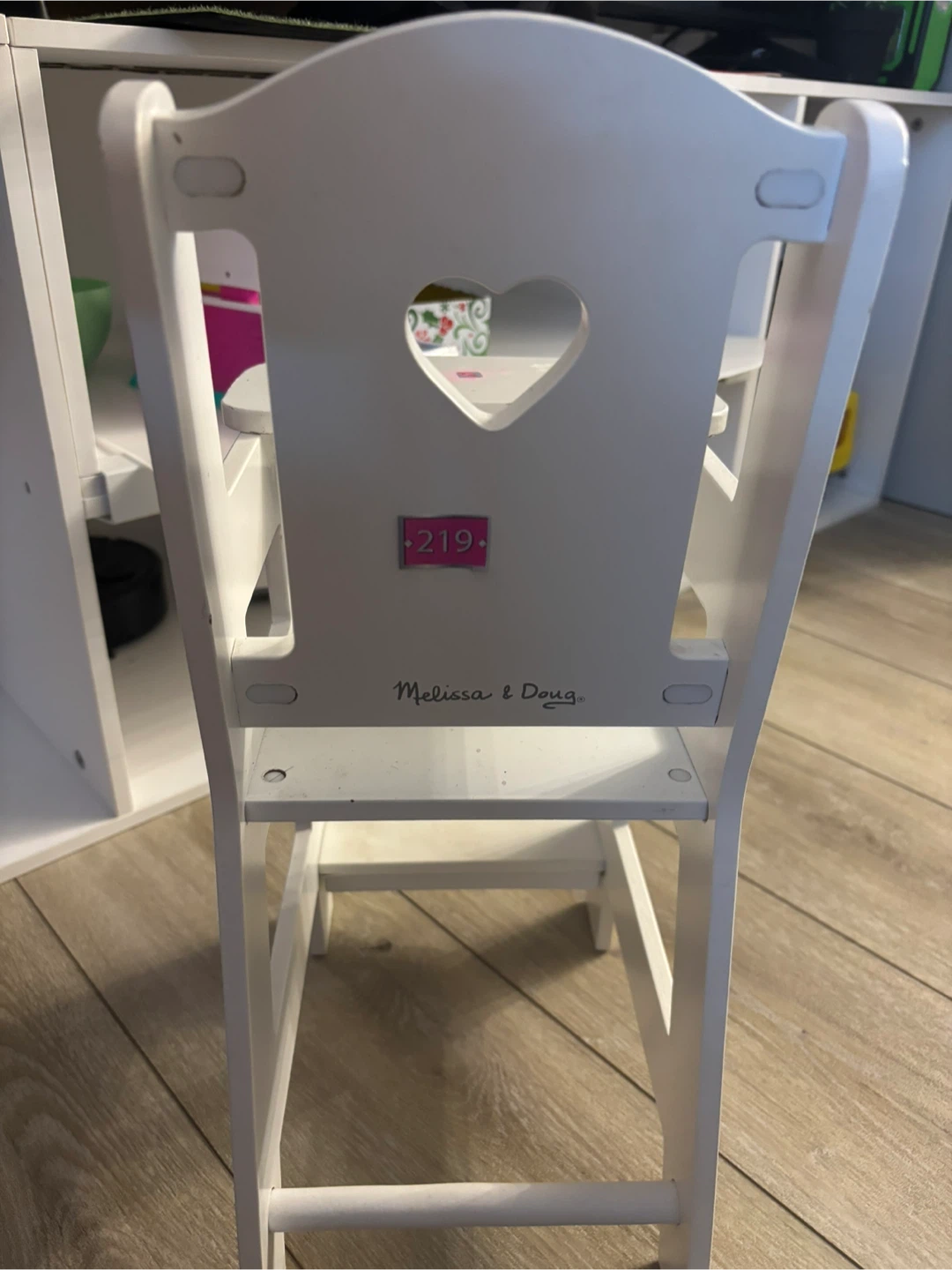 Melissa & Doug White Wooden Doll Chair - photo 2