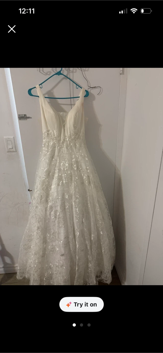 Atspeed Wedding Dress - White - Size S