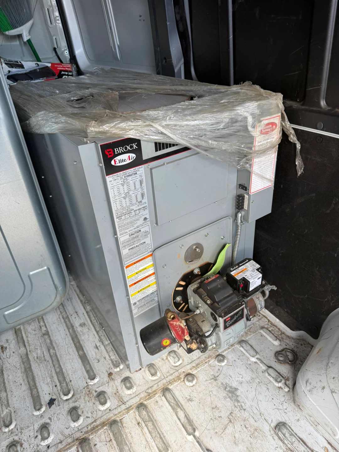Brock Elite Air Oil Fired Warm Air Furnace MBP1-A - photo 3