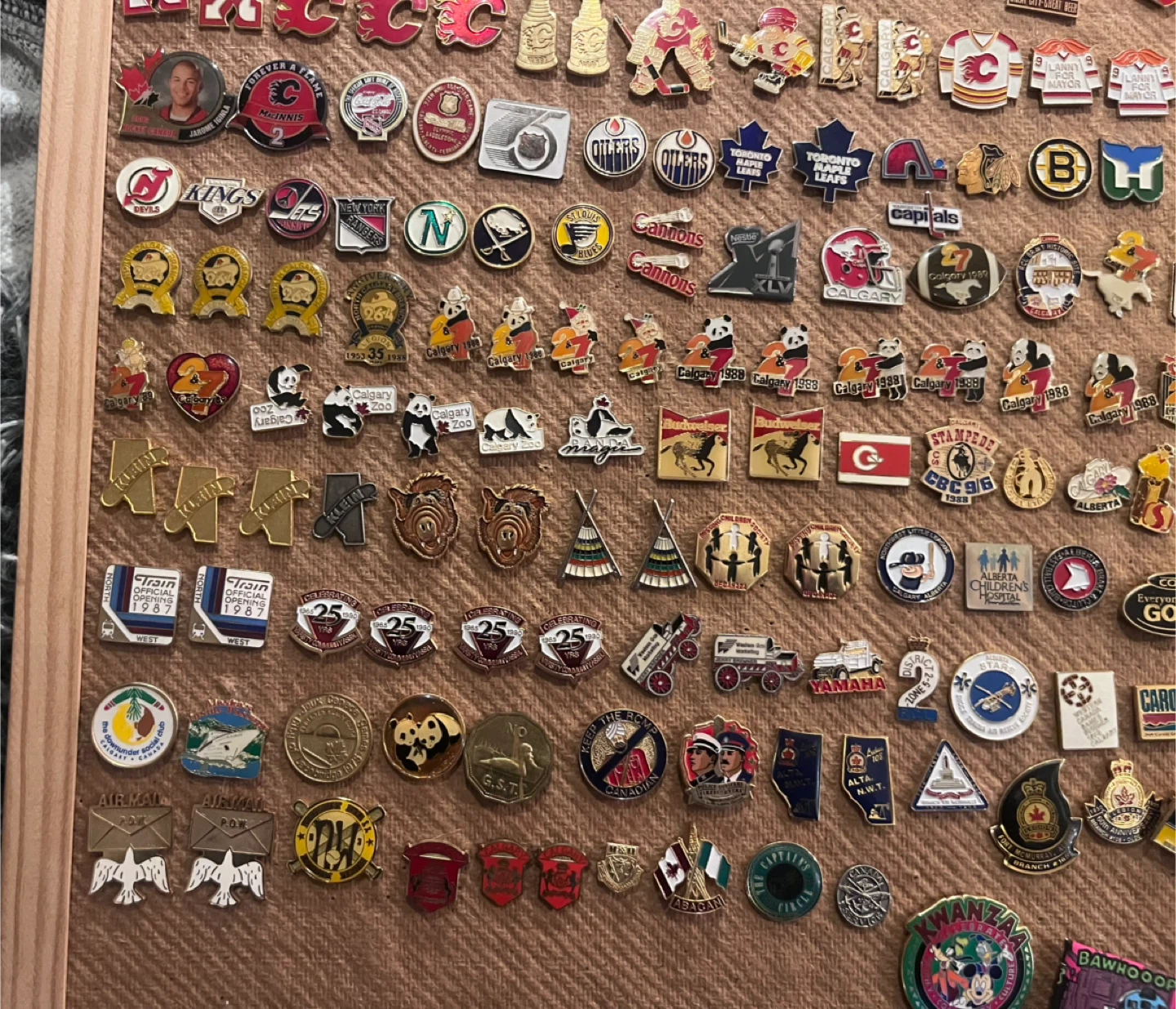 Assorted Pin Collection 1988 Winter Olympics, NHL and more! OBO - photo 4