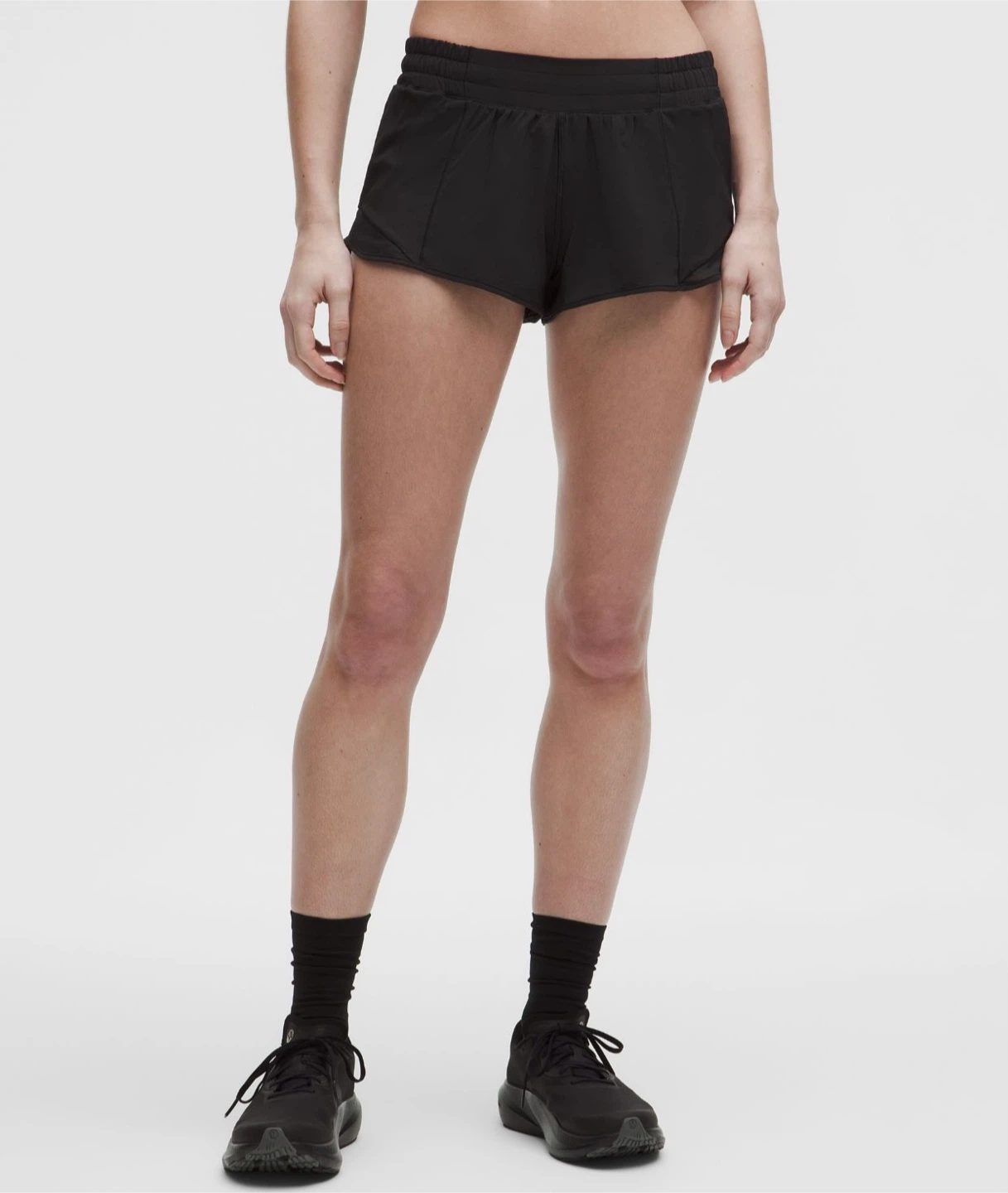 Lululemon Black Hotty Hot Low-Rise Lined Short 2.5” - 12 - photo 2