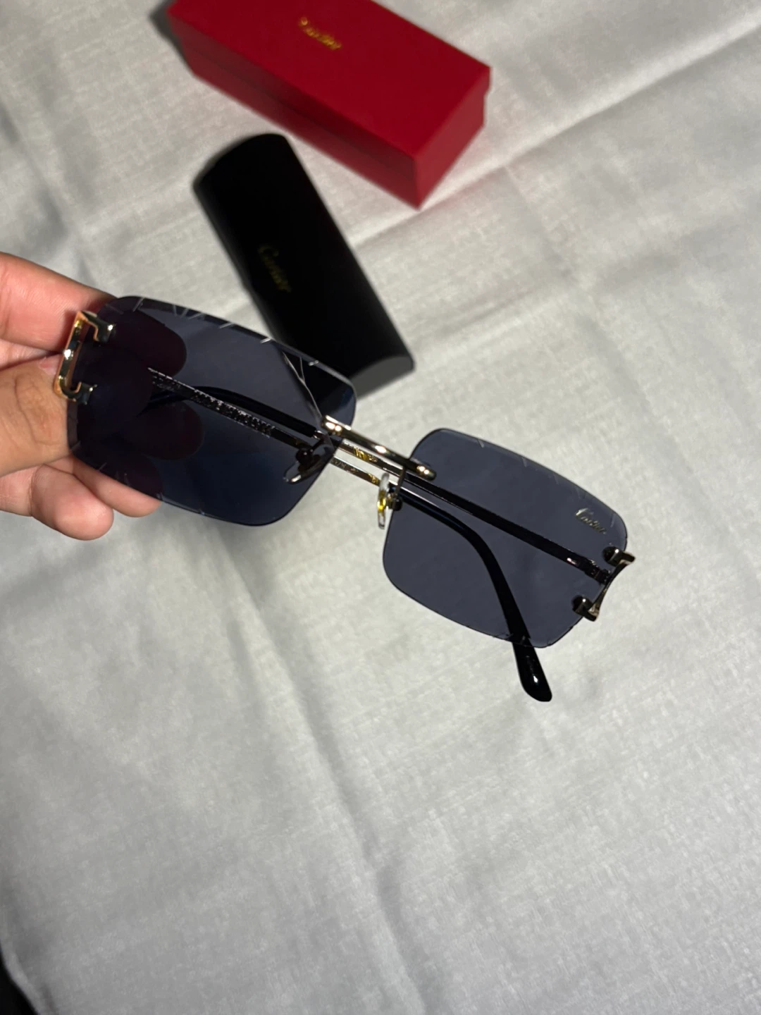 Cartier Rimless Sunglasses - Made in Italy - photo 2