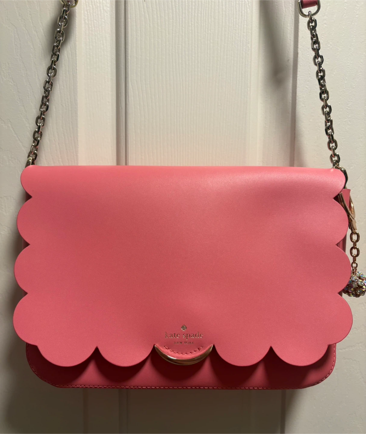 Kate Spade Pink Scallop Shoulder Bag