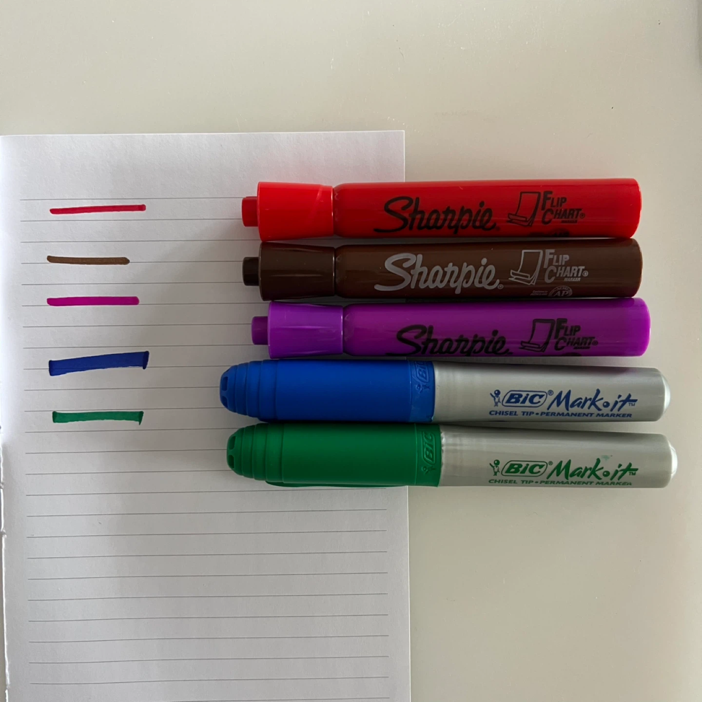 Sharpie & BIC Mark-it Permanent Markers