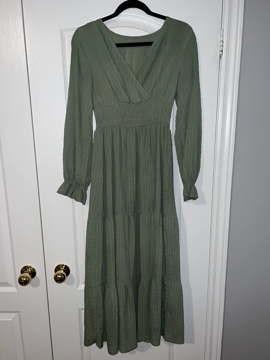 Green Tiered Maxi Dress - photo 2