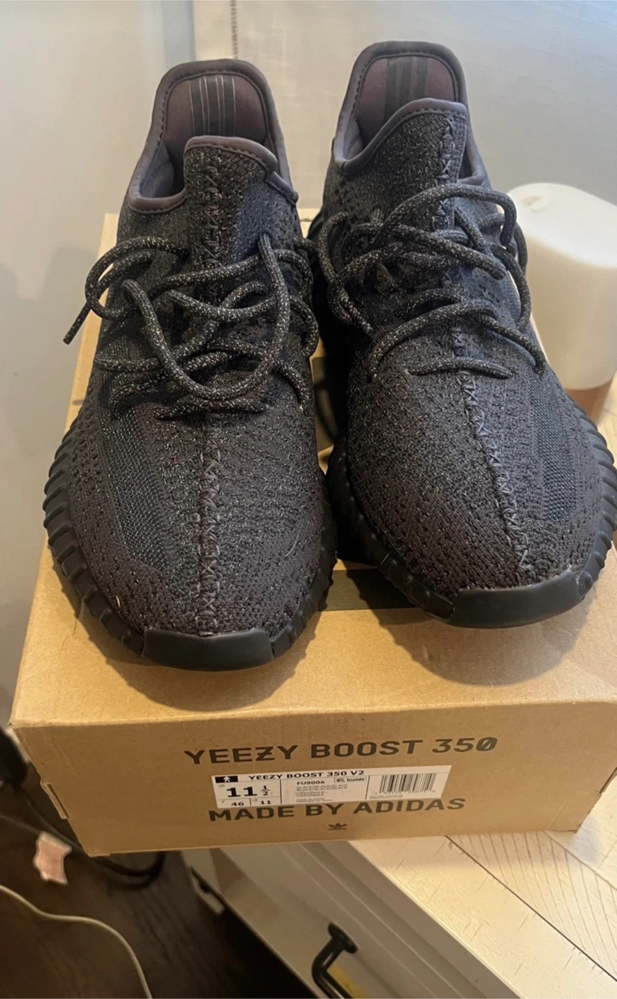 Adidas Yeezy Boost 350 V2 "Core Black" US 11.5 - photo 2