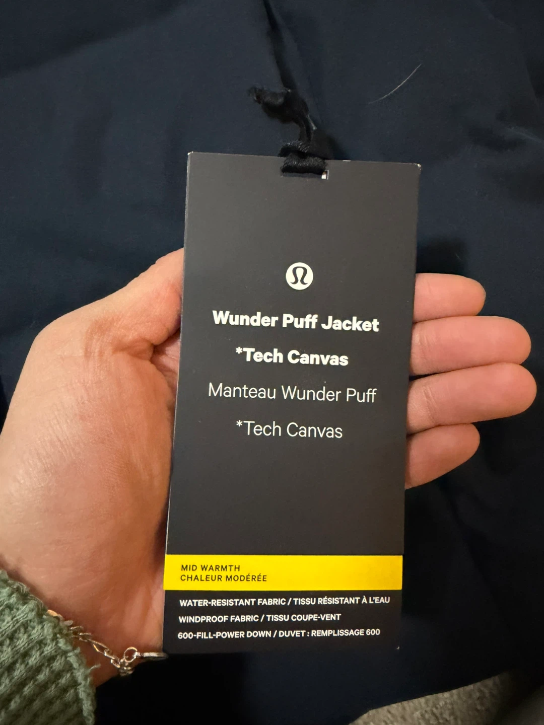 Lululemon Wonder Puff Jacket Tech Canvas - Size M - photo 5