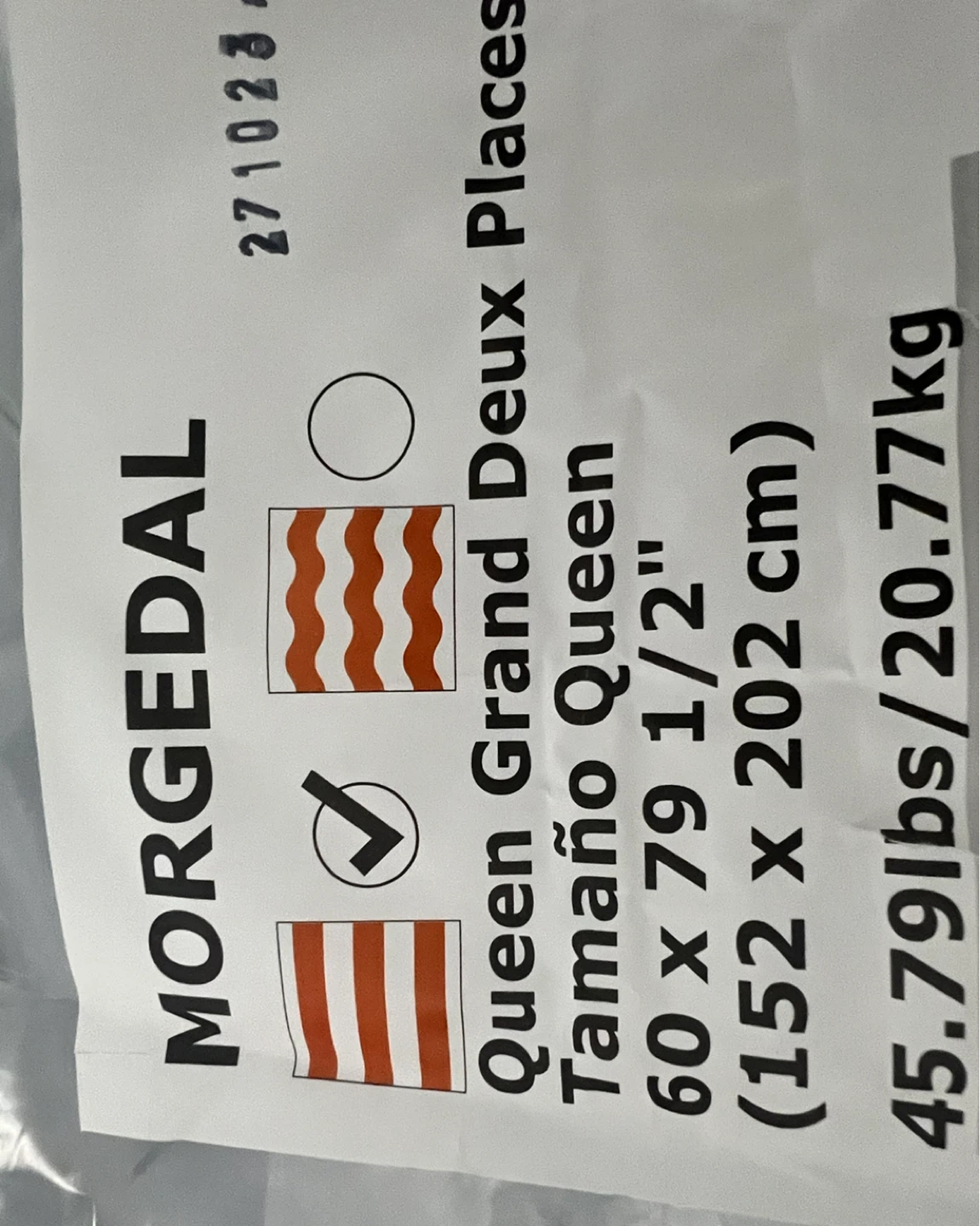IKEA Morgedal Queen Mattress + Box Spring + Metal Bed Frame - photo 3