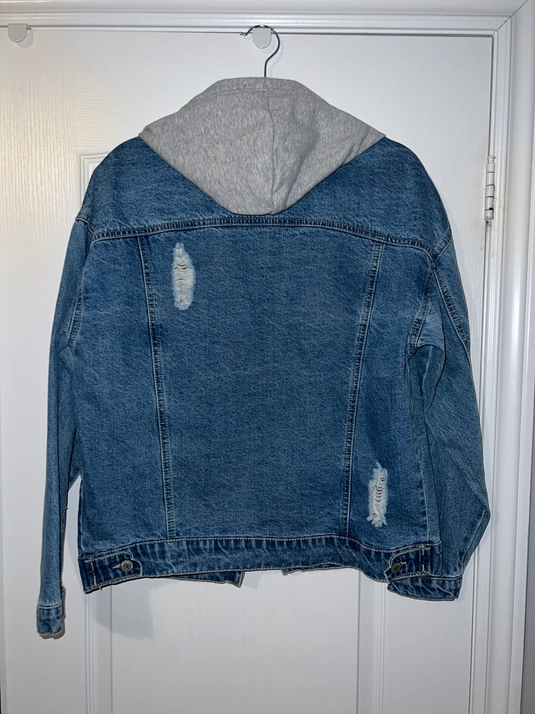 Denim Jacket with Hood - photo 2
