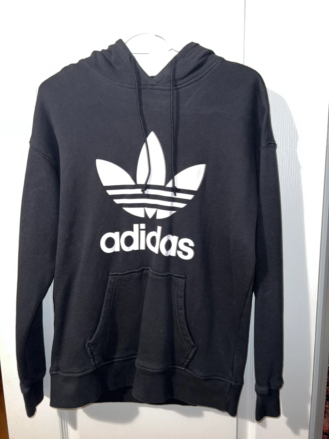 Adidas Black Trefoil Logo Hoodie - photo 2