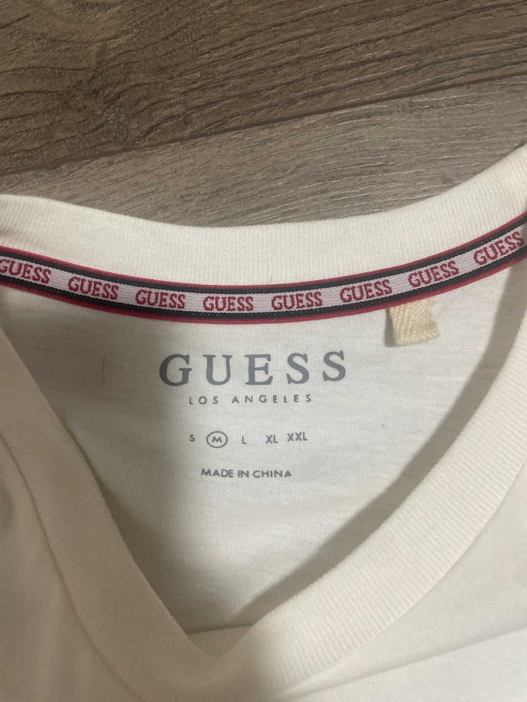 White Guess T-Shirt with Logo - photo 2