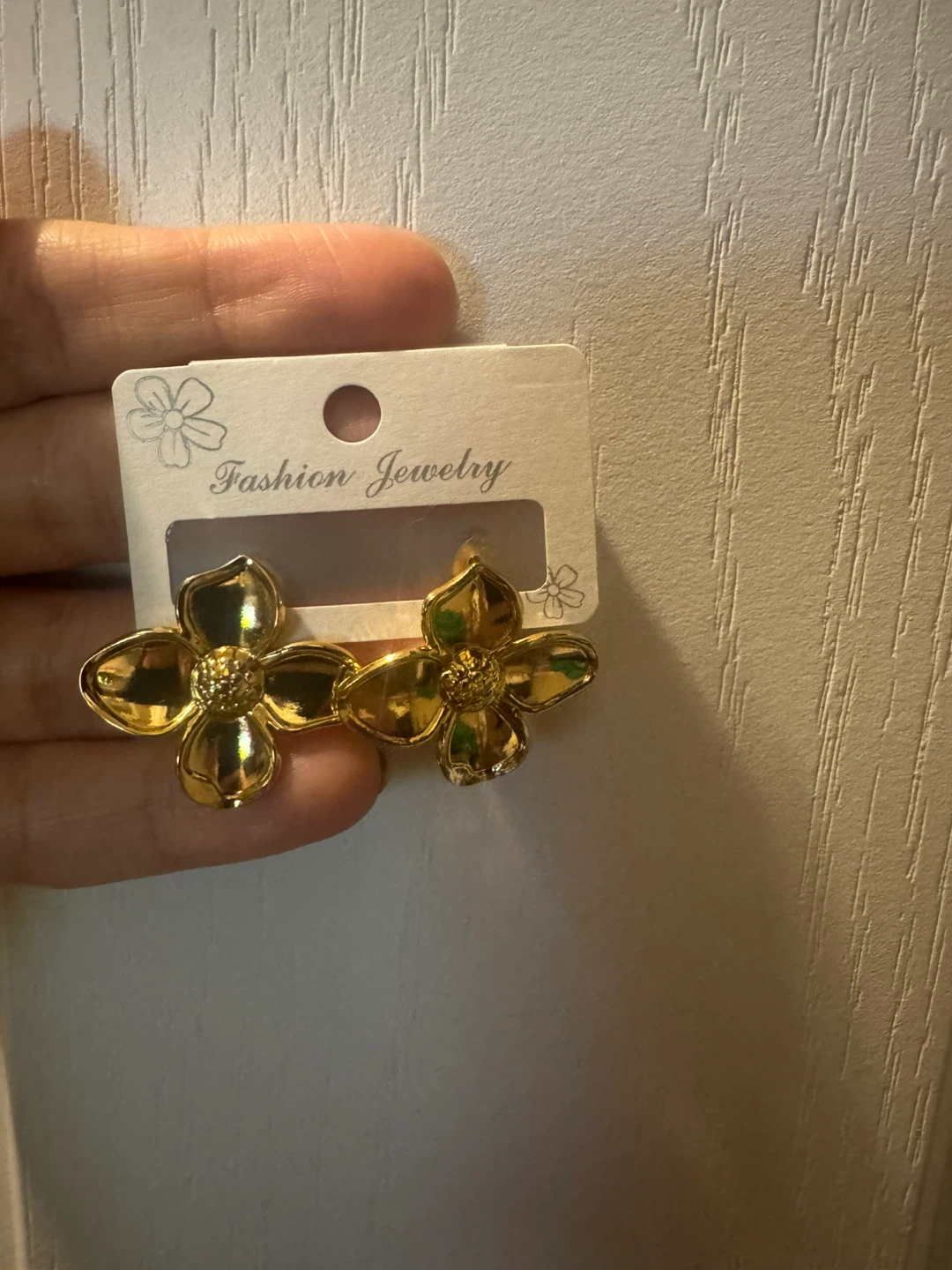 Stainless Steel Flower Earrings
