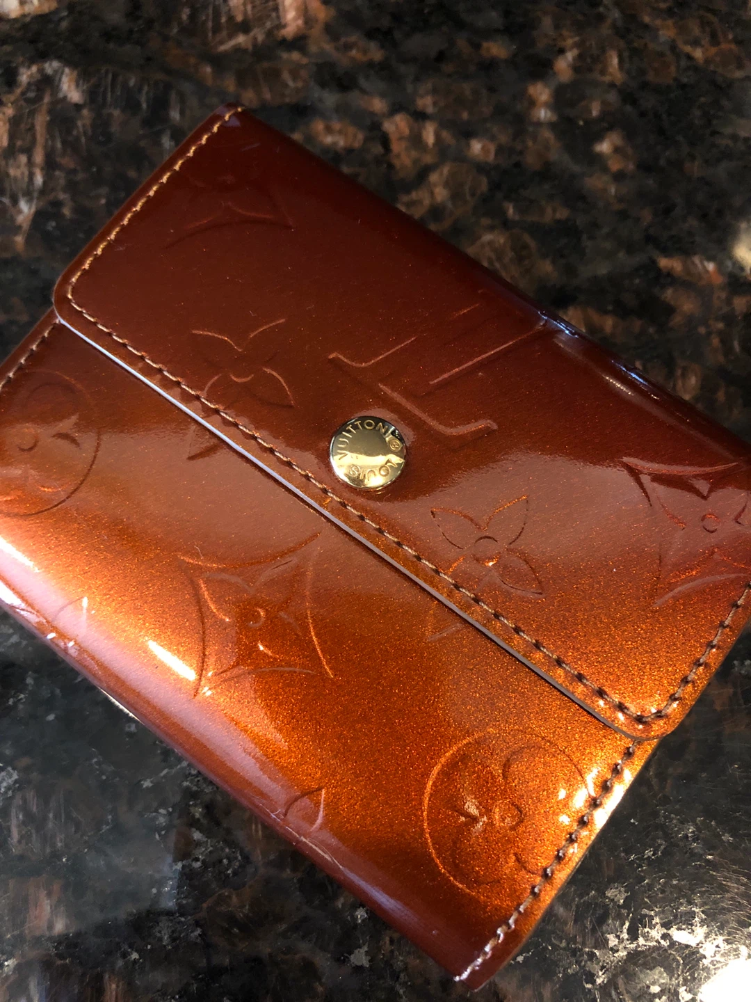 Louis Vuitton Vernis Coin Card Wallet