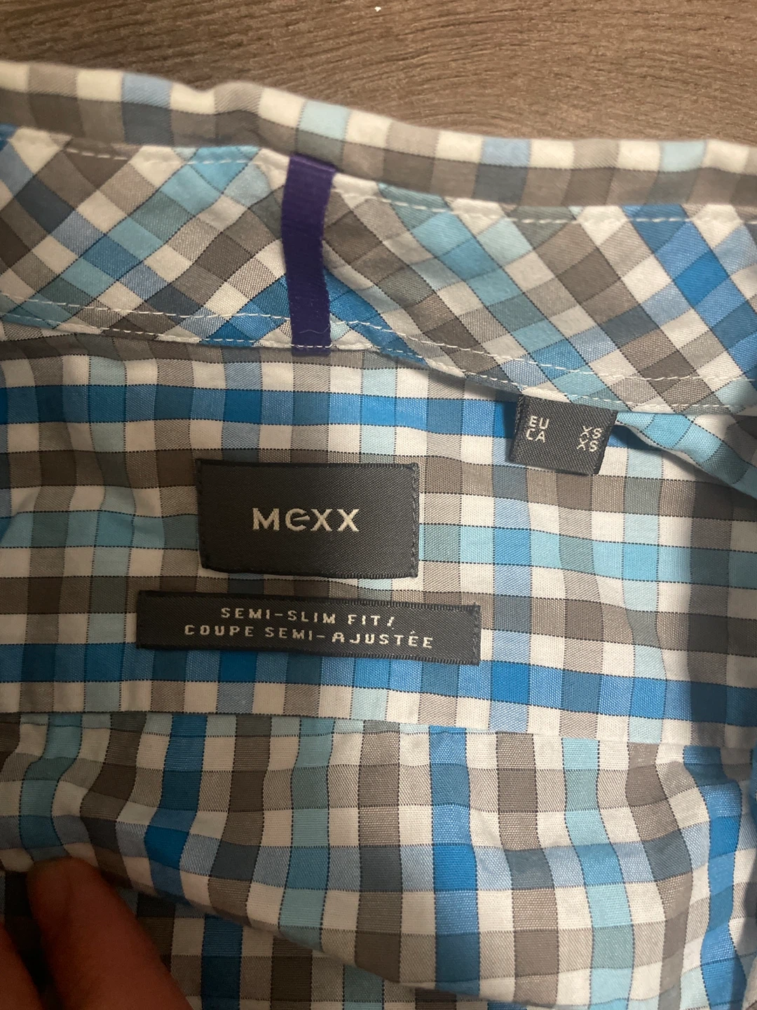MEXX Semi-Slim Fit Plaid Button-Up Shirt - XS - photo 2