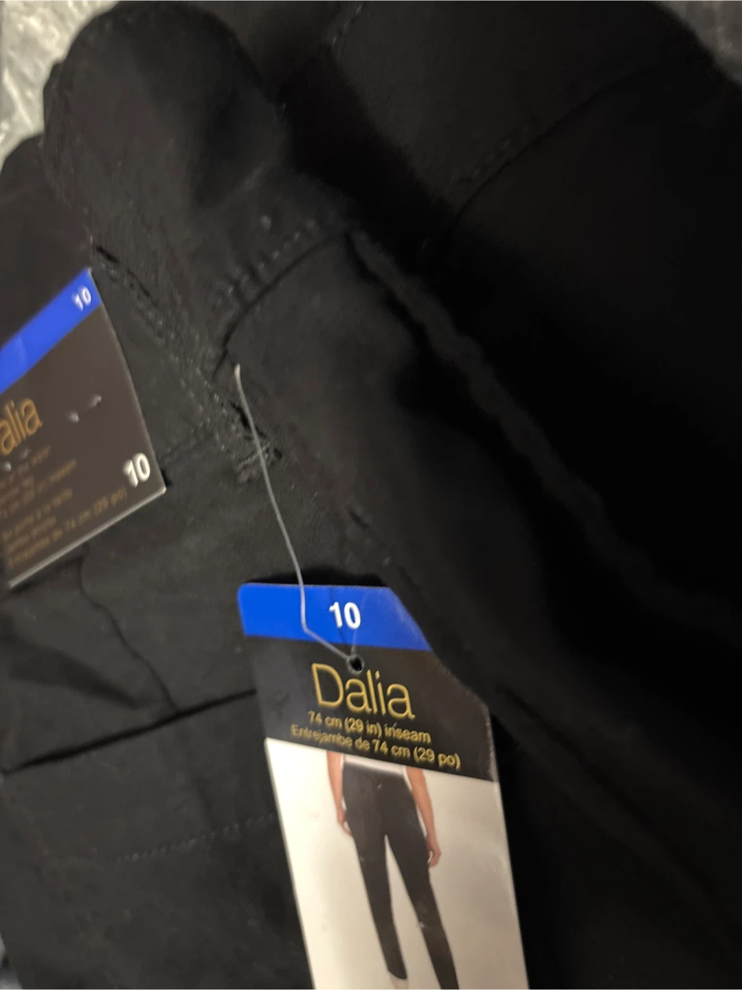Dalia Black Pants Size 10 - photo 3