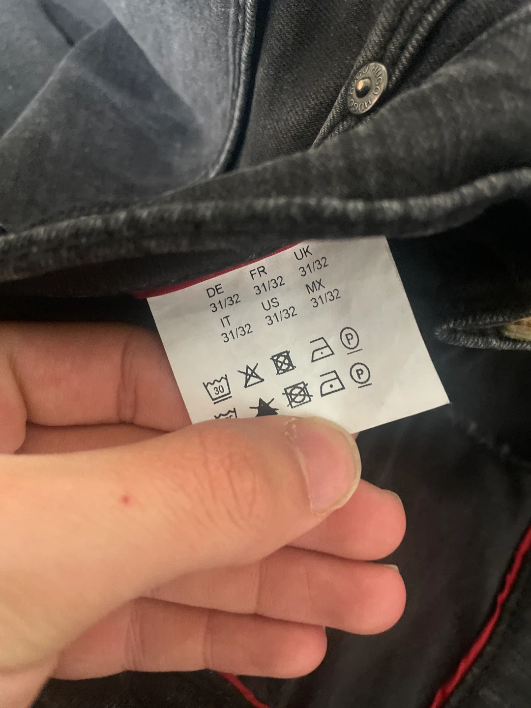 BOSS Hugo Boss Black Denim Jeans 31/32 - photo 2