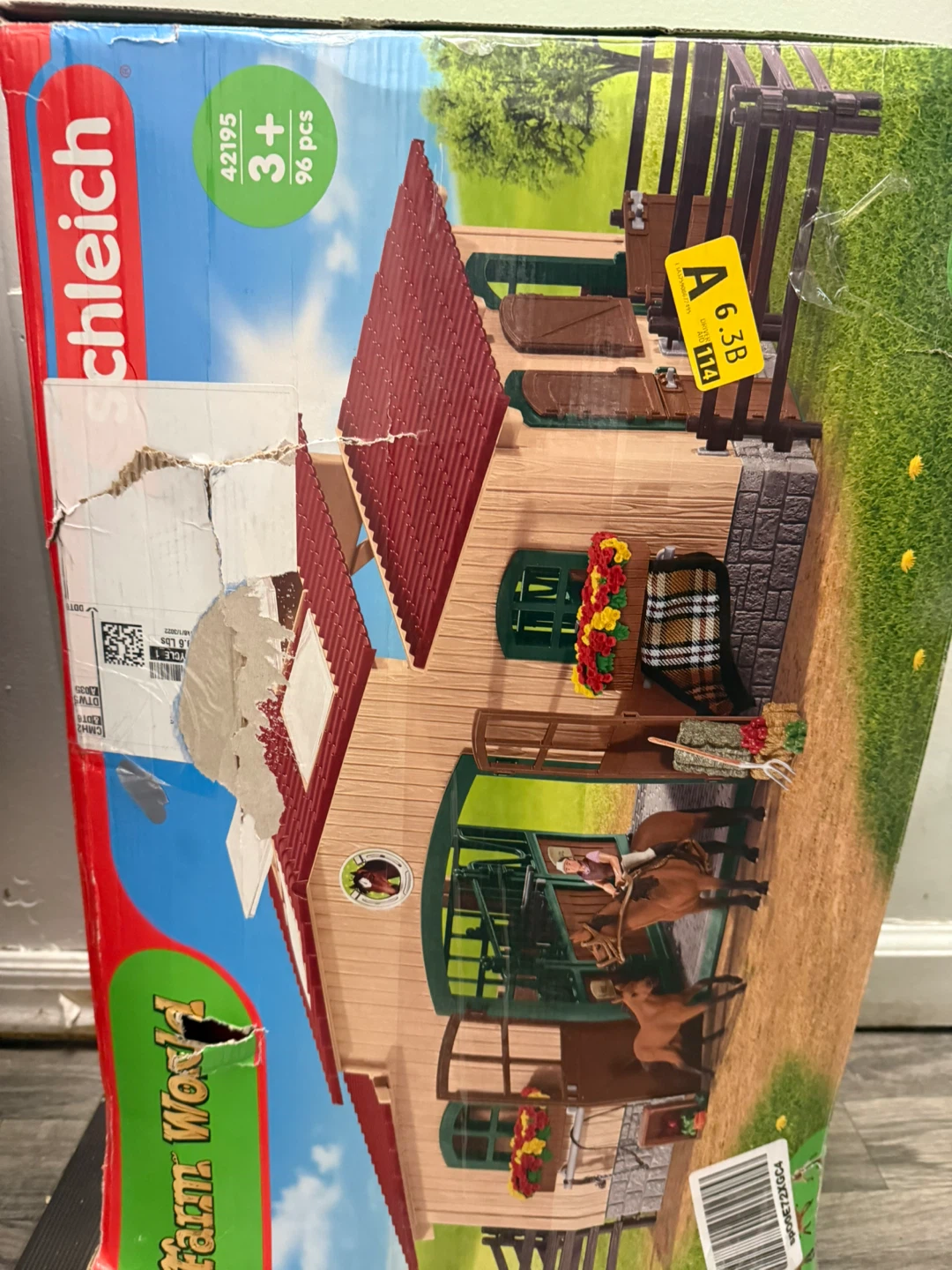 Schleich Farm World Horse Stable Playset 96 pcs