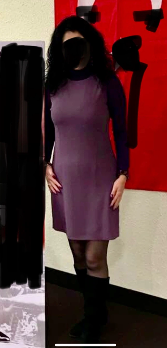 Weswear pour Laura Petites Dress - Burgundy - photo 2