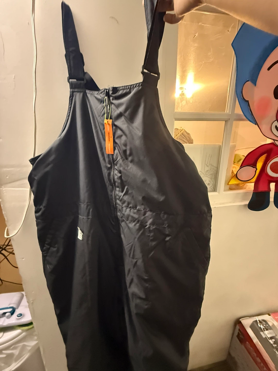All in Motion Black Water Resistant Snow Bib Overalls
