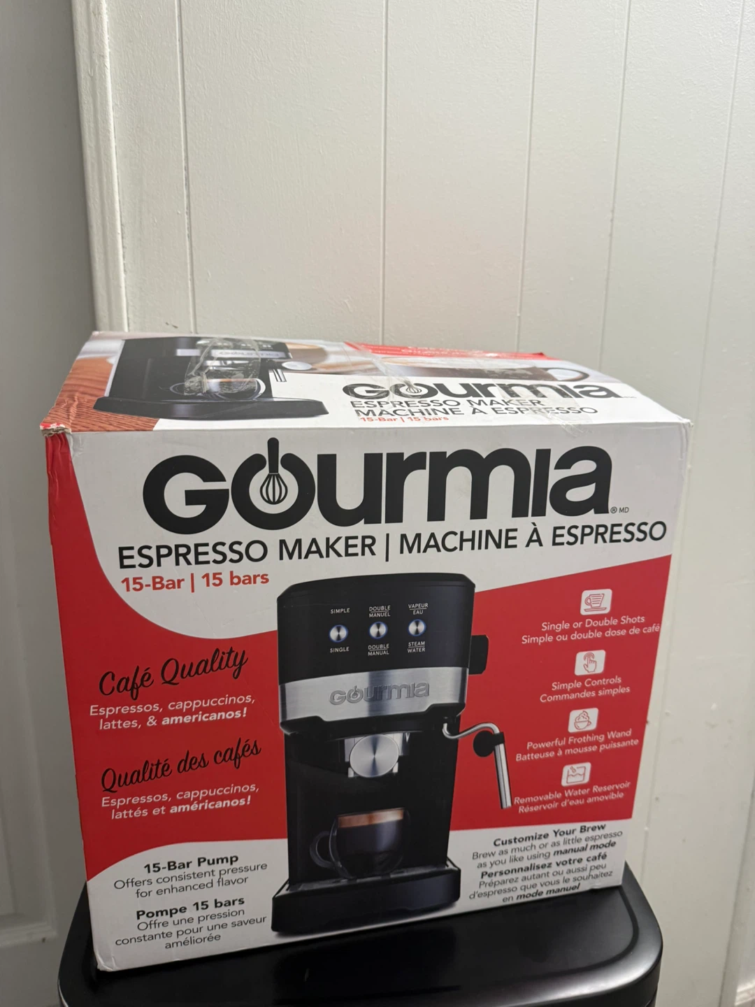 Gourmia Espresso Maker 15-Bar