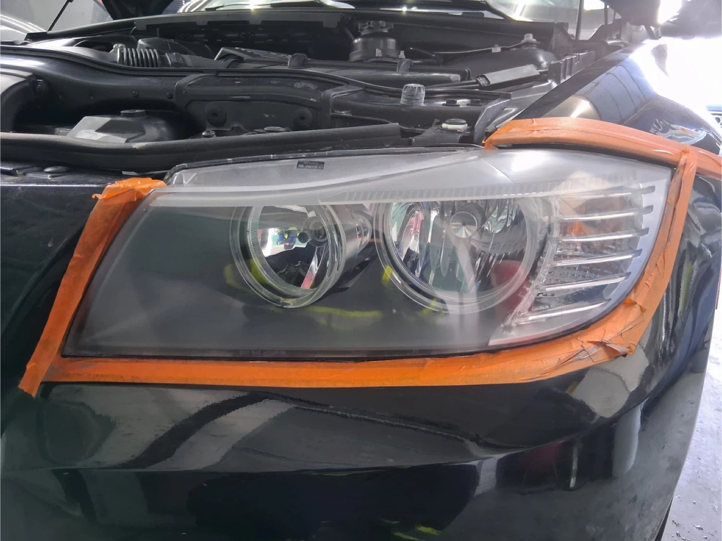 Car Headlight cleaning/restoration - photo 2