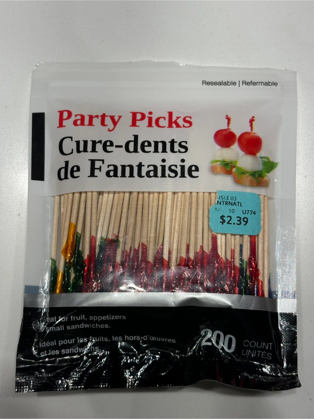 Party Picks Decorative Toothpicks