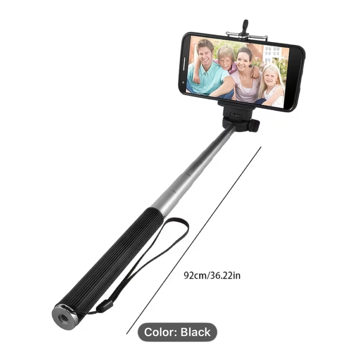 Extendable Handheld Monopod for Mobile Phones