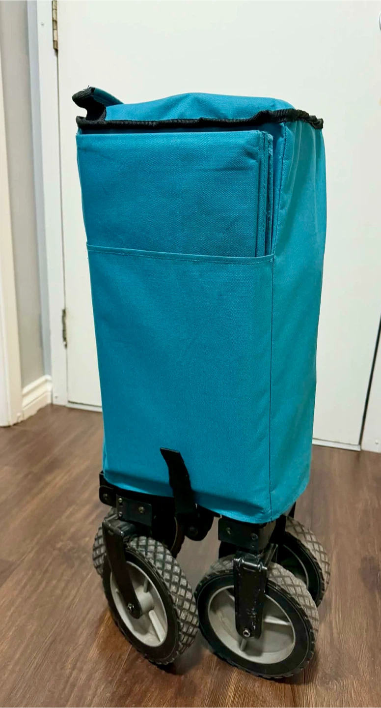 Woods Folding Outdoor Wagon - Teal Blue - photo 5