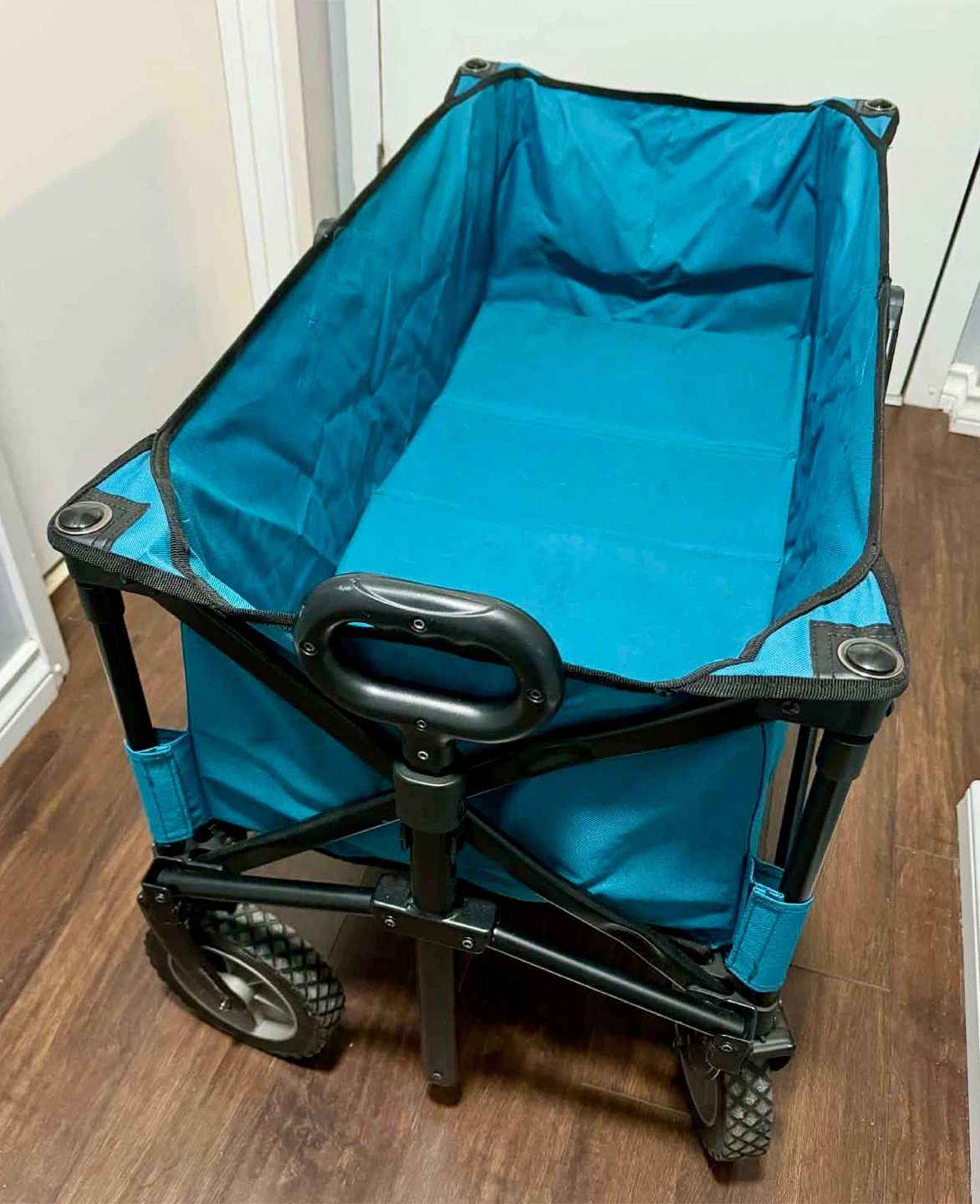 Woods Folding Outdoor Wagon - Teal Blue - photo 2