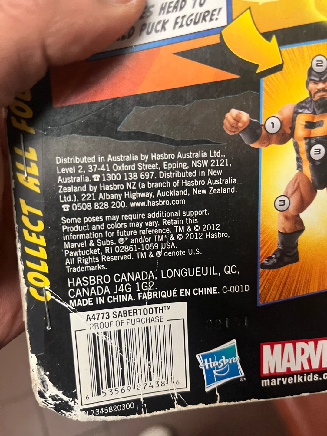 Marvel Legends Wolverine Series Sabretooth Action Figure - photo 3