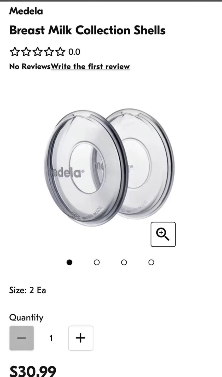 Medela Breast Milk Collection Shells - 2 Ea