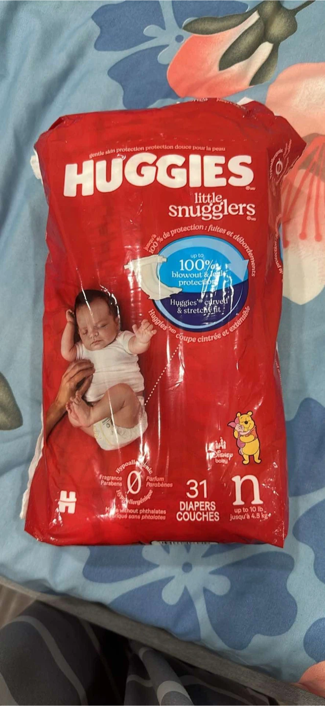 Huggies Little Snugglers Diapers - Size Newborn (76+31 Count) - photo 2