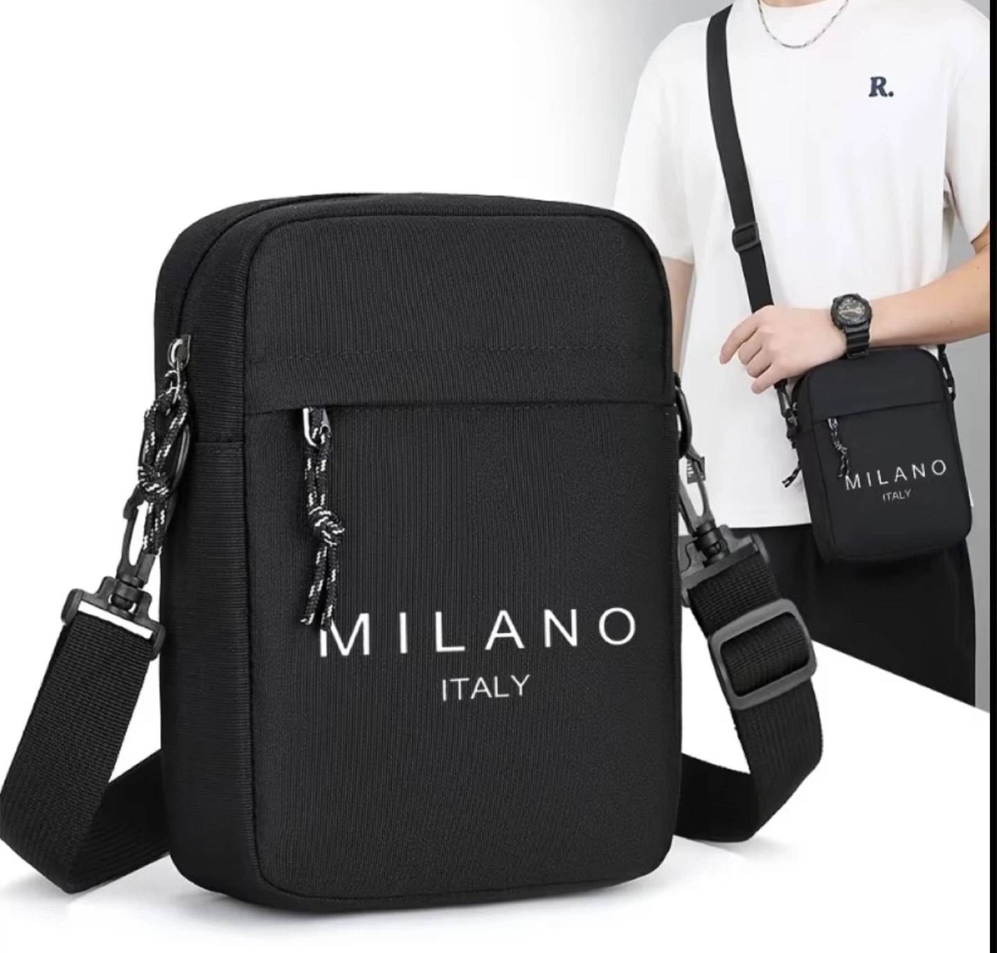 Black  Crossbody Shoulder Bag