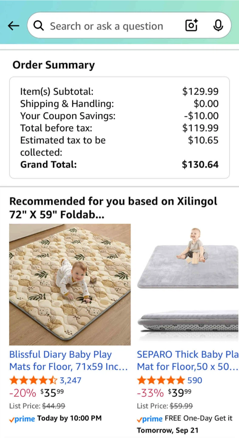 (BRAND NEW) Xilingol Foldable Baby Playpen 72" X 59" Grey - photo 2