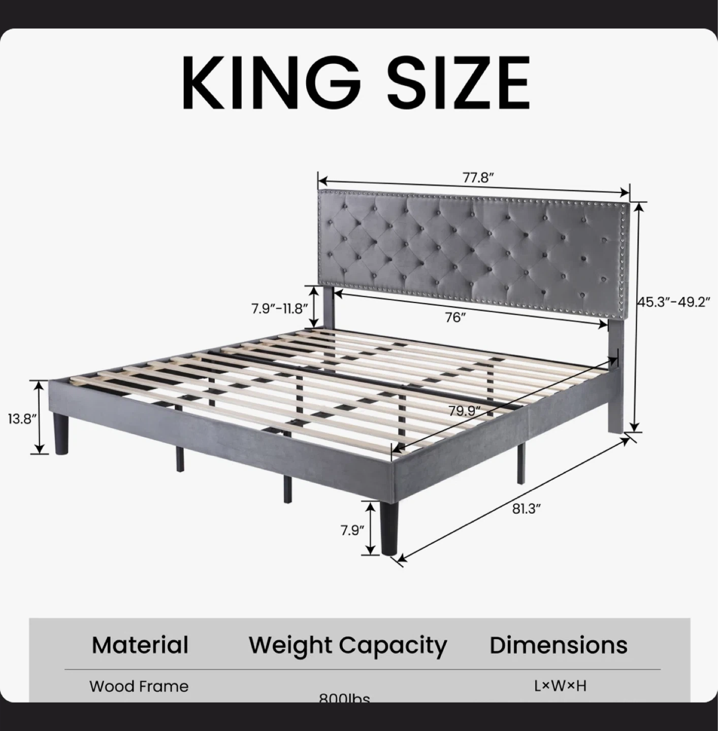 King size bed - photo 2