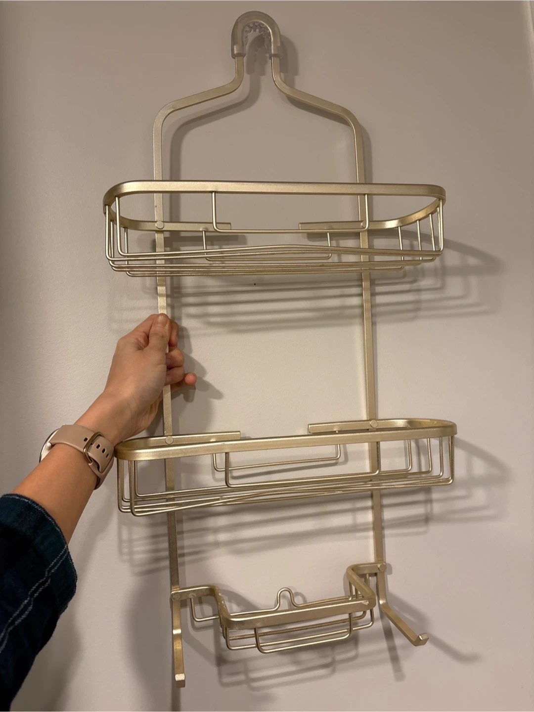 Gold Metal Shower Caddy