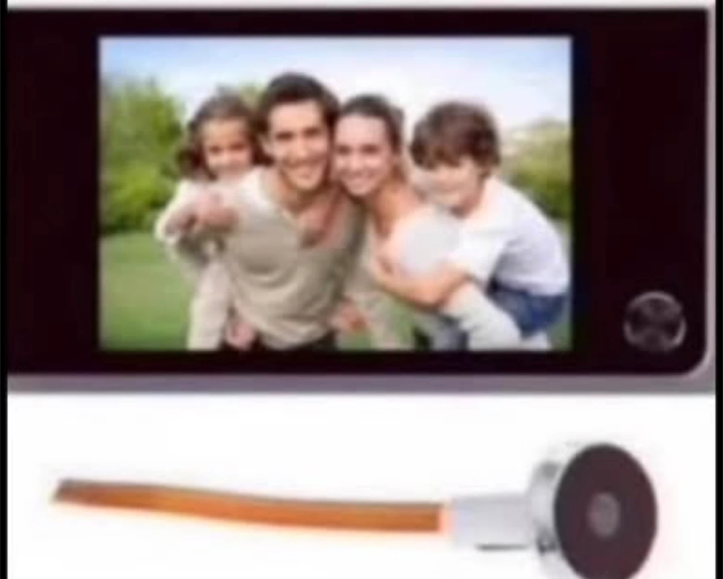 Peephole Doorbell Color IR Camera Door Viewer Powered - photo 5