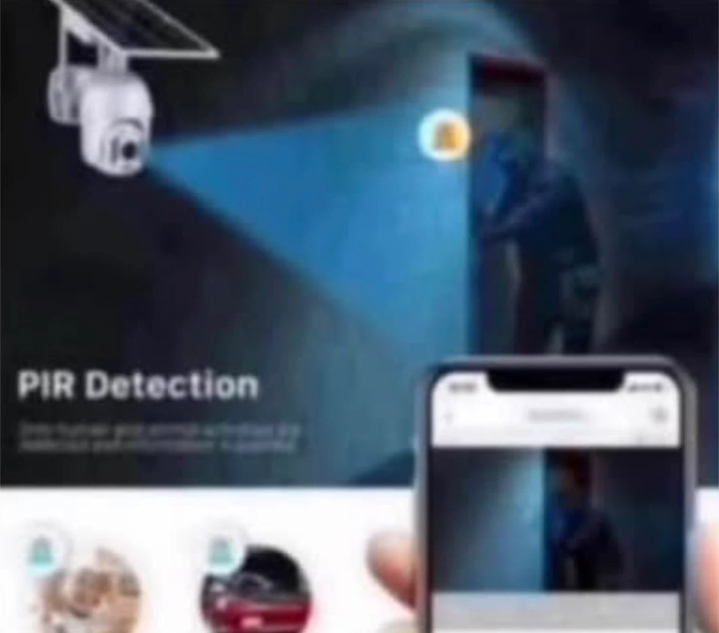 Solar Powered Security Camera with PIR Detection - photo 4