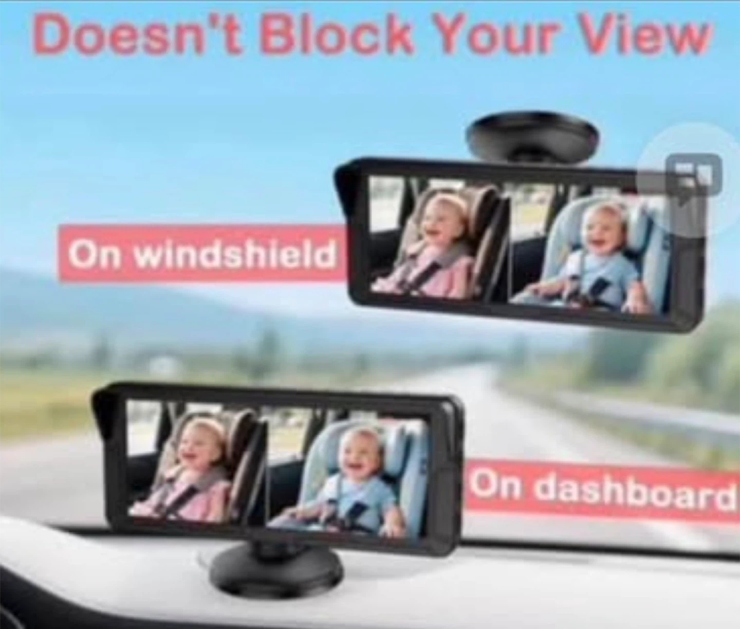 Car Baby Monitor with 6.9" HD Screen - photo 5