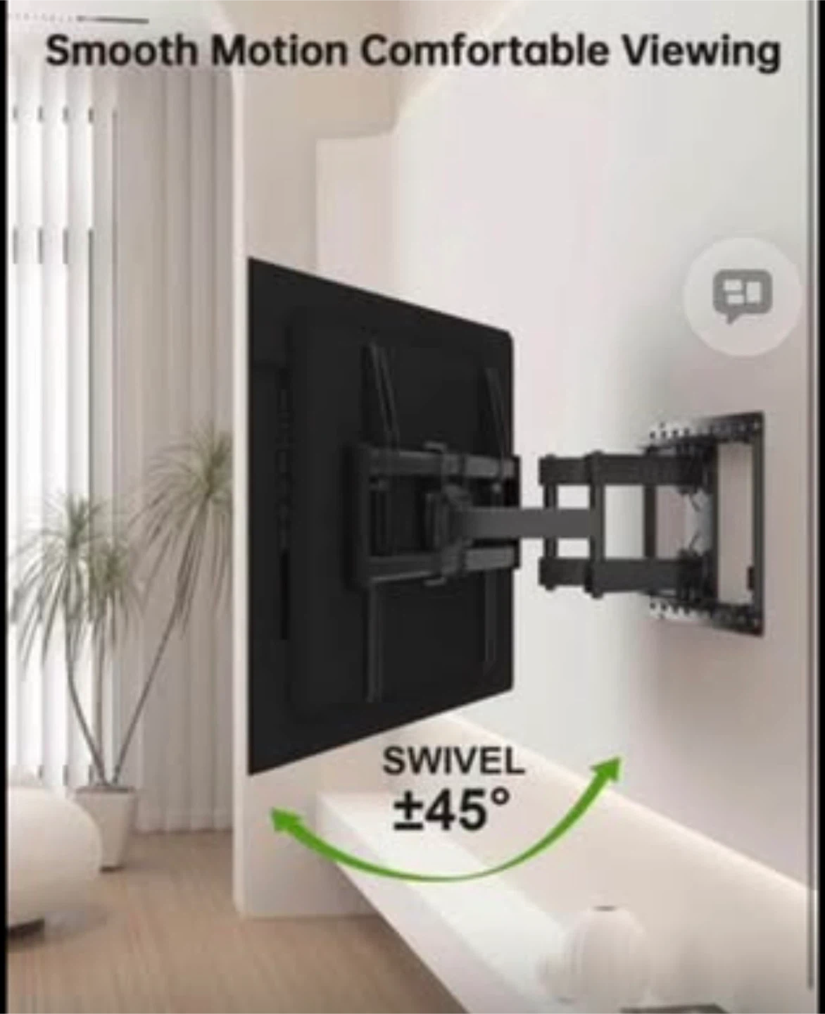 Articulating TV Wall Mount - Swivel, Tilt, Extend - photo 3