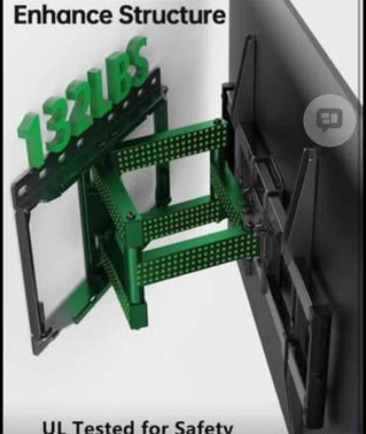 Articulating TV Wall Mount - Swivel, Tilt, Extend - photo 2