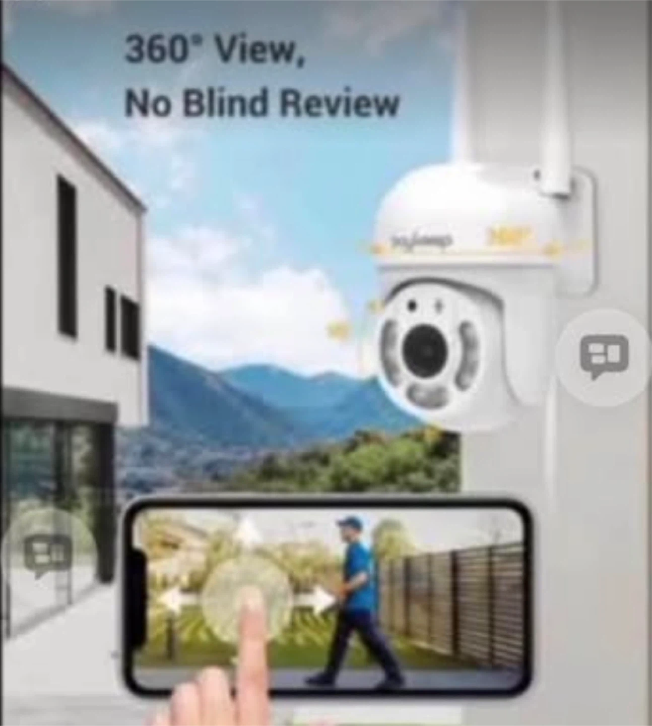 Bolykeep 2K Security Camera with Two-Way Audio