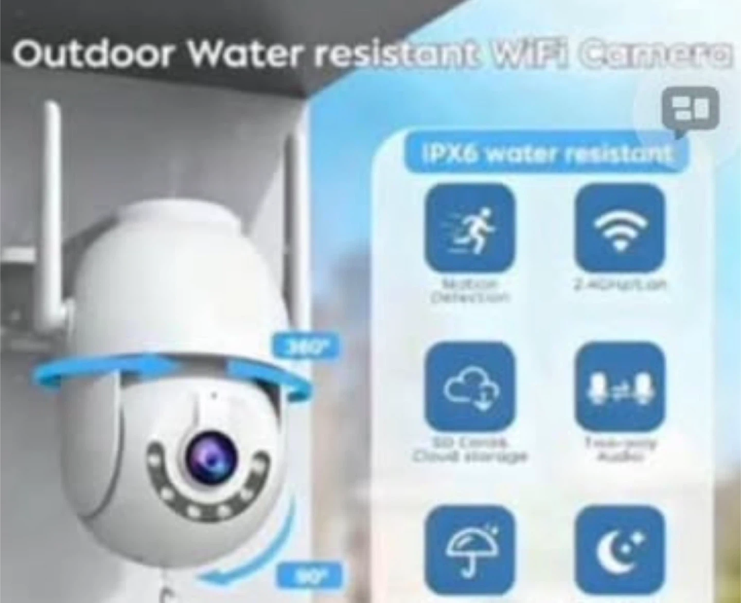 Outdoor Waterproof WiFi Camera