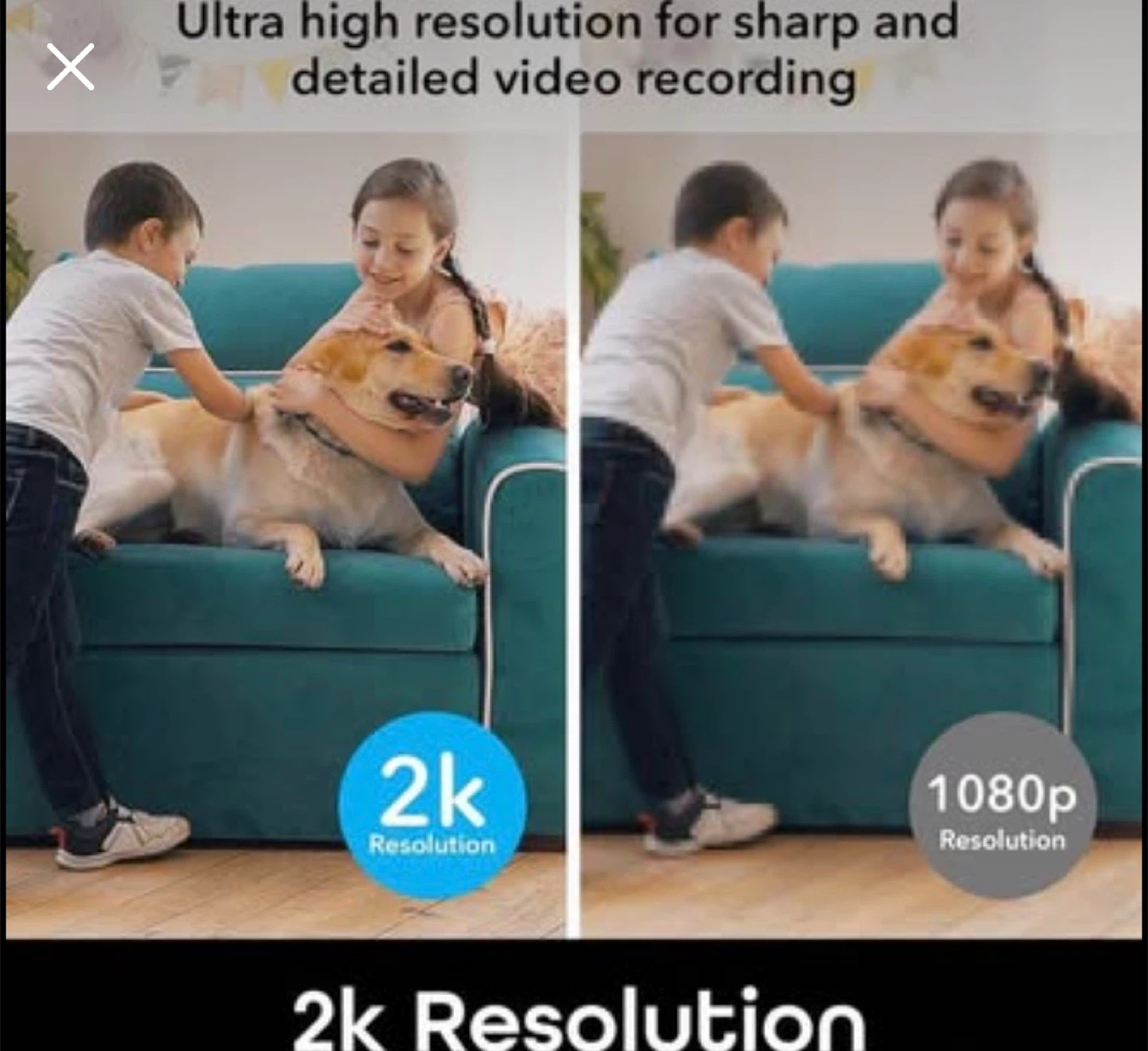 Indoor Security Camera - 2K Resolution - photo 3