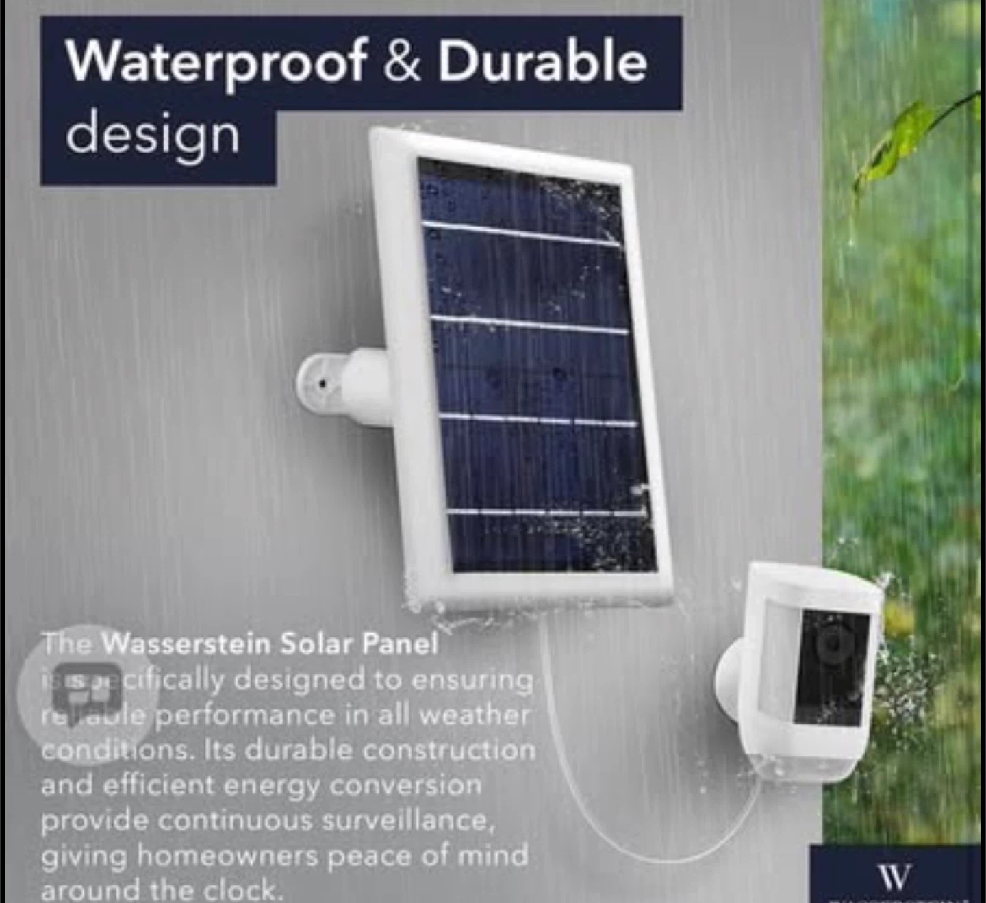 Wasserstein Solar Panel for Ring Cameras - photo 3