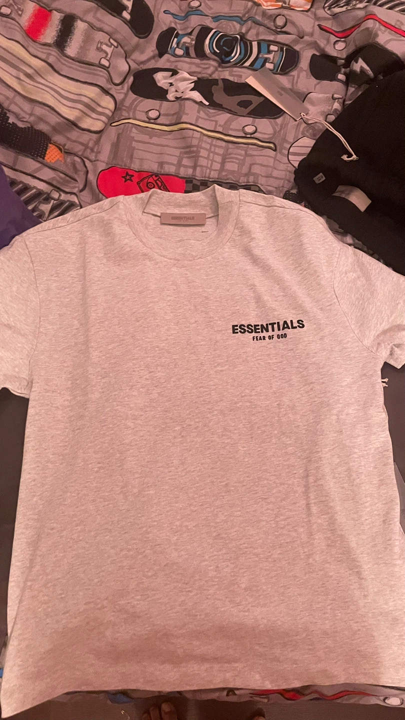 Essentials light oatmeal t shirt (READ DESCRIPTION)