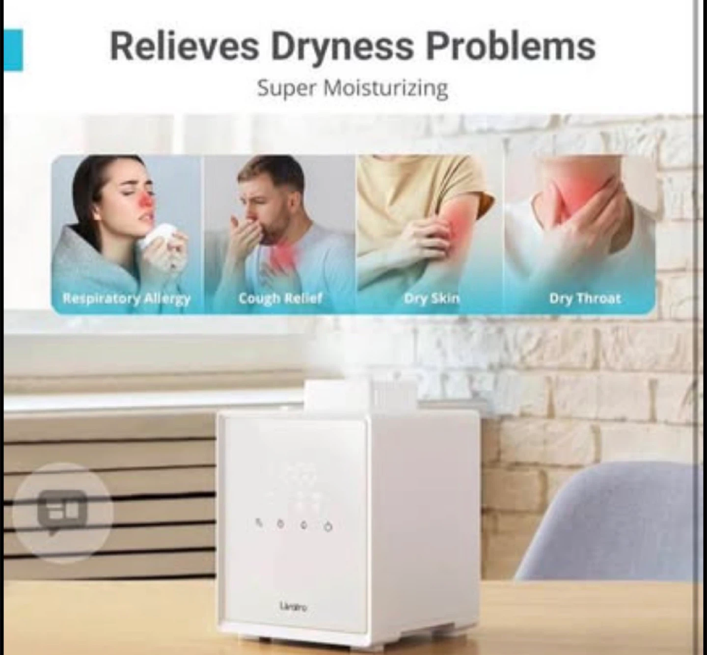 3L Stainless Steel Warm Mist Humidifier with Easy Clean - photo 5