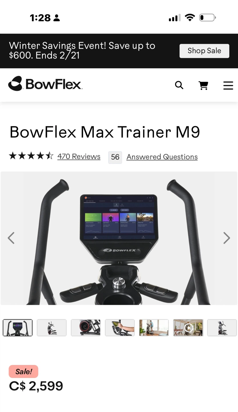 BowFlex Max Trainer M9 - photo 2