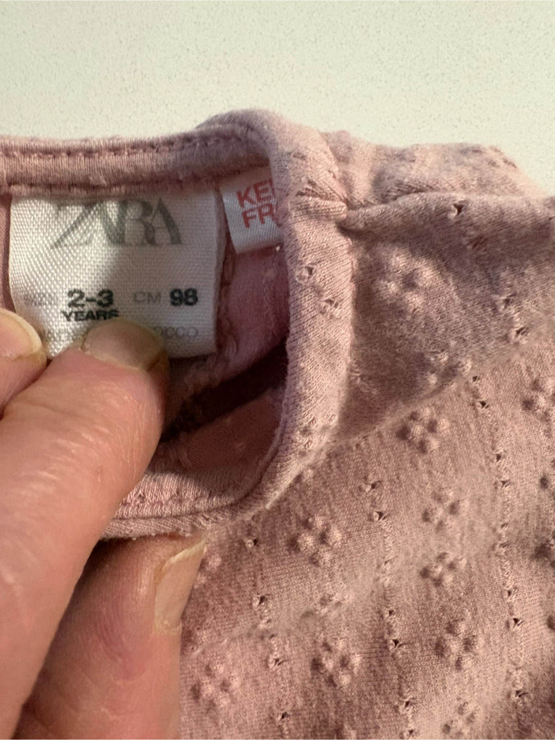 Robe Zara rose 2-3 ans - photo 2